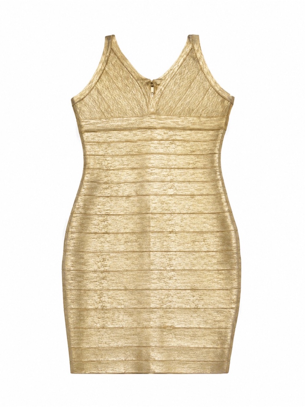 Gold Bodycon Bandage Dress -  Tween